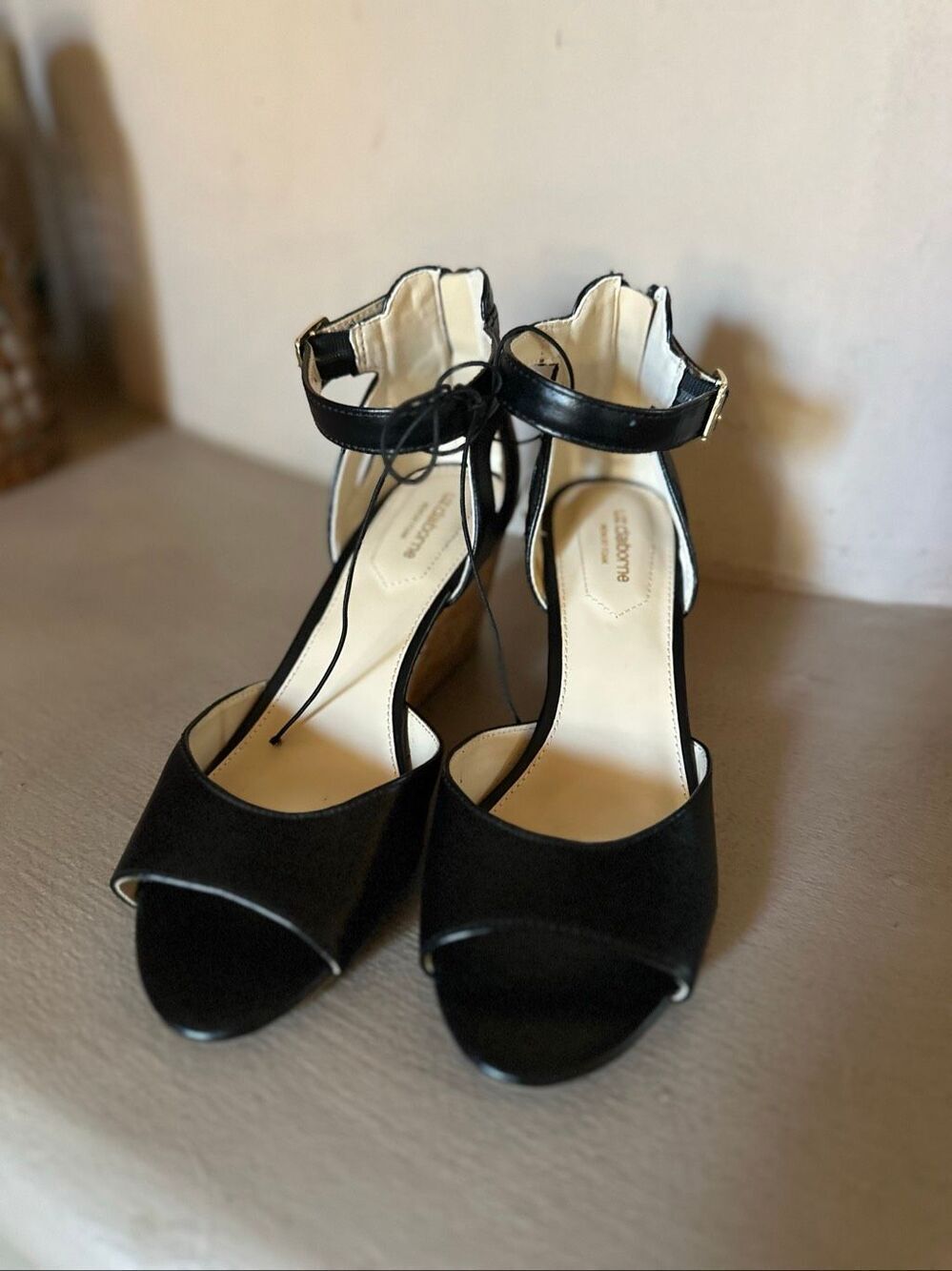 Brand new Liz Claiborne cork wedge sandals